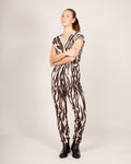 Zebra Print Jumpsuit